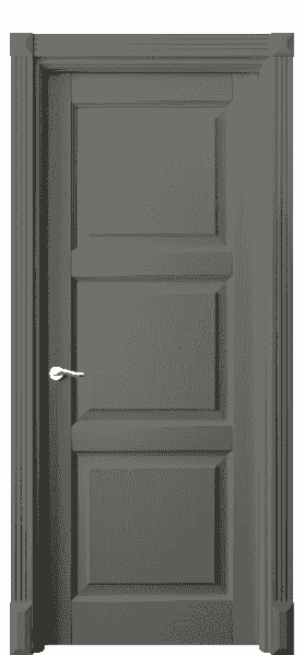 Дверь межкомнатная 0731 ДКЛС. Цвет Дуб классический серый. Материал Массив дуба эмаль. Коллекция Lignum. Картинка.