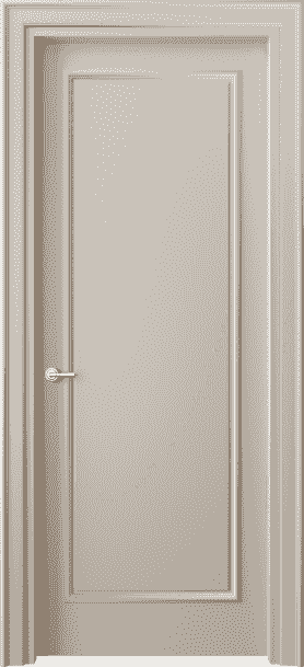 Дверь межкомнатная 8101 МСБЖ. Цвет Матовый светло-бежевый. Материал Гладкая эмаль. Коллекция Paris. Картинка.