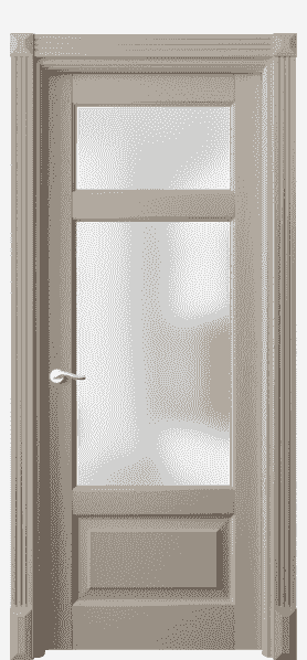 Дверь межкомнатная 0720 ДБСК САТ. Цвет Дуб бисквитный. Материал Массив дуба эмаль. Коллекция Lignum. Картинка.