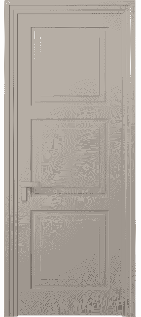 Дверь межкомнатная 8331 МБСК. Цвет Матовый бисквитный. Материал Гладкая эмаль. Коллекция Rocca. Картинка.