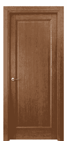 Дверь межкомнатная 1401 ДБК . Цвет Дуб коньяк. Материал Шпон ценных пород. Коллекция Galant. Картинка.