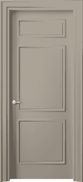 Дверь межкомнатная 8123 МБСК. Цвет Матовый бисквитный. Материал Гладкая эмаль. Коллекция Paris. Картинка.