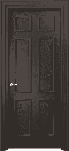 Дверь межкомнатная 8133 МАН . Цвет Матовый антрацит. Материал Гладкая эмаль. Коллекция Paris. Картинка.