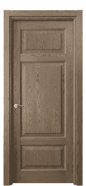 Дверь межкомнатная 0721 ДММ.Б. Цвет Дуб мраморный брашированный. Материал Массив дуба брашированный. Коллекция Lignum. Картинка.