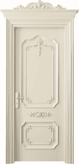 Дверь межкомнатная 6603 БМЦ. Цвет Бук марципановый. Материал Массив бука эмаль. Коллекция Imperial. Картинка.