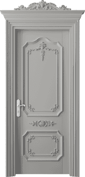 Дверь межкомнатная 6603 БНСР. Цвет Бук нейтральный серый. Материал Массив бука эмаль. Коллекция Imperial. Картинка.