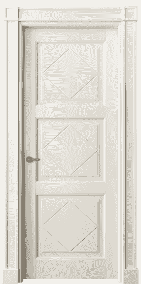 Дверь межкомнатная 6349 БВЦ . Цвет Бук венециана. Материал Массив бука с патиной. Коллекция Toscana Rombo. Картинка.