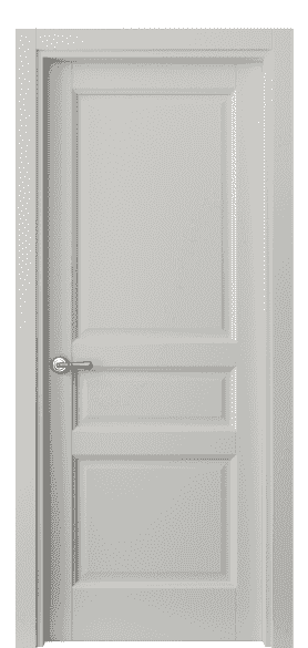 Дверь межкомнатная 1431 СШ . Цвет Серый шёлк. Материал Ciplex ламинатин. Коллекция Galant. Картинка.