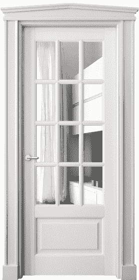 Дверь межкомнатная 6313 БС ЗЕР. Цвет Бук серый. Материал Массив бука эмаль. Коллекция Toscana Grigliato. Картинка.