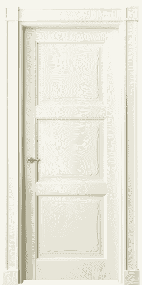 Дверь межкомнатная 6329 МБМ . Цвет Бук молочно-белый. Материал Массив бука эмаль. Коллекция Toscana Elegante. Картинка.