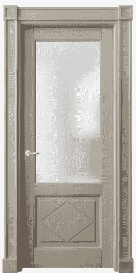 Дверь межкомнатная 6342 ББСК САТ. Цвет Бук бисквитный. Материал Массив бука эмаль. Коллекция Toscana Rombo. Картинка.