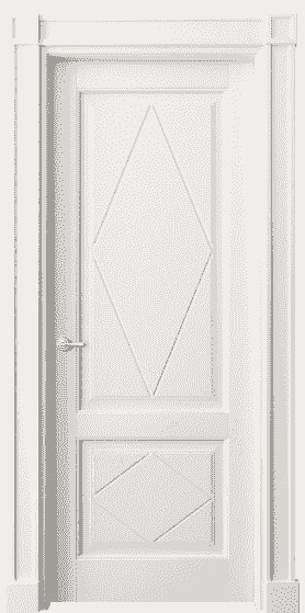 Дверь межкомнатная 6343 БС . Цвет Бук серый. Материал Массив бука эмаль. Коллекция Toscana Rombo. Картинка.