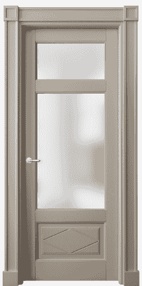 Дверь межкомнатная 6346 ББСК САТ. Цвет Бук бисквитный. Материал Массив бука эмаль. Коллекция Toscana Rombo. Картинка.