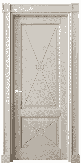 Дверь межкомнатная 6363 БСБЖ. Цвет Бук светло-бежевый. Материал Массив бука эмаль. Коллекция Toscana Litera. Картинка.