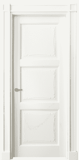 Дверь межкомнатная 6329 БЖМ . Цвет Бук жемчуг. Материал Массив бука эмаль. Коллекция Toscana Elegante. Картинка.