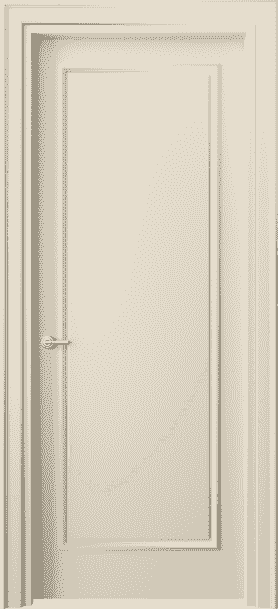 Дверь межкомнатная 8101 ММЦ. Цвет Матовый марципановый. Материал Гладкая эмаль. Коллекция Paris. Картинка.