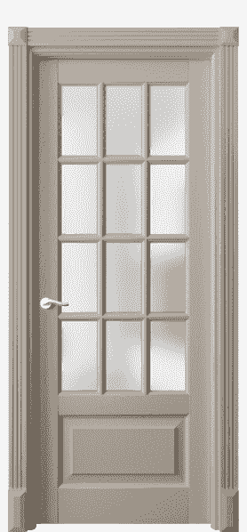 Дверь межкомнатная 0728 ДБСК САТ. Цвет Дуб бисквитный. Материал Массив дуба эмаль. Коллекция Lignum. Картинка.