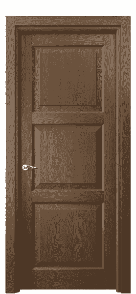 Дверь межкомнатная 0731 ДКР.Б. Цвет Дуб королевский брашированный. Материал Массив дуба брашированный. Коллекция Lignum. Картинка.