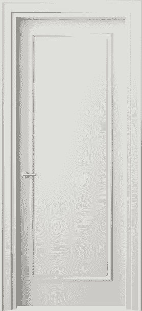 Дверь межкомнатная 8101 МСР . Цвет Матовый серый. Материал Гладкая эмаль. Коллекция Paris. Картинка.