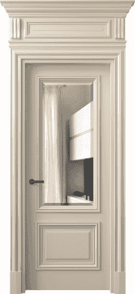 Дверь межкомнатная 7302 БМЦ ДВ ЗЕР Ф. Цвет Бук марципановый. Материал Массив бука эмаль. Коллекция Antique. Картинка.