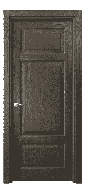 Дверь межкомнатная 0721 ДСЕ.Б. Цвет Дуб серый брашированный. Материал Массив дуба брашированный. Коллекция Lignum. Картинка.