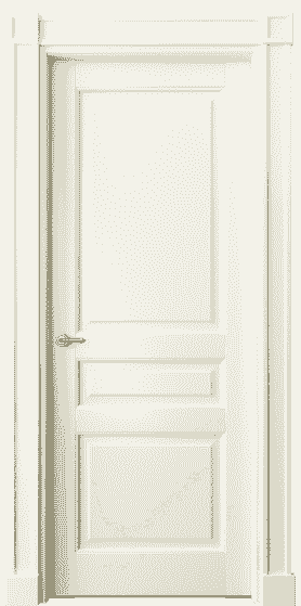 Дверь межкомнатная 6305 МБМ . Цвет Бук молочно-белый. Материал Массив бука эмаль. Коллекция Toscana Plano. Картинка.