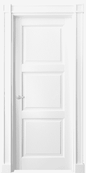 Дверь межкомнатная 6309 ББЛ . Цвет Бук белоснежный. Материал Массив бука эмаль. Коллекция Toscana Plano. Картинка.