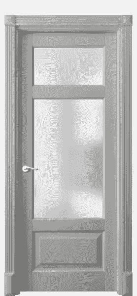 Дверь межкомнатная 0720 БНСР САТ. Цвет Бук нейтральный серый. Материал Массив бука эмаль. Коллекция Lignum. Картинка.
