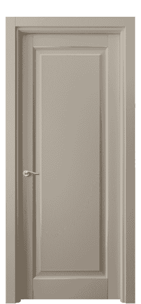 Дверь межкомнатная 0701 ББСКП. Цвет Бук бисквитный позолота. Материал  Массив бука эмаль с патиной. Коллекция Lignum. Картинка.