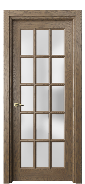 Серия 0708 - Межкомнатная дверь Lignum 0708 Дуб мраморный брашированный